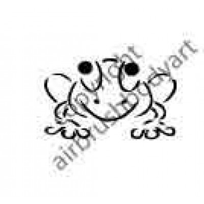 0274 frog reusable stencil